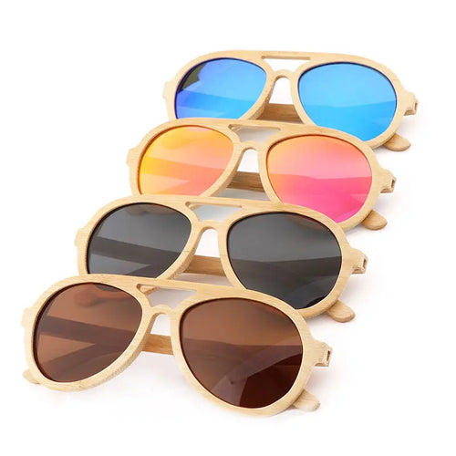 Wooden Frame Sunglasses Unisex - WAlMYe #