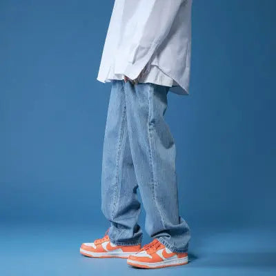 Youth Trend Jeans Straight Casual Drape - WAlMYe #