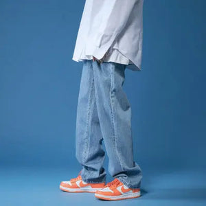 Youth Trend Jeans Straight Casual Drape - WAlMYe #