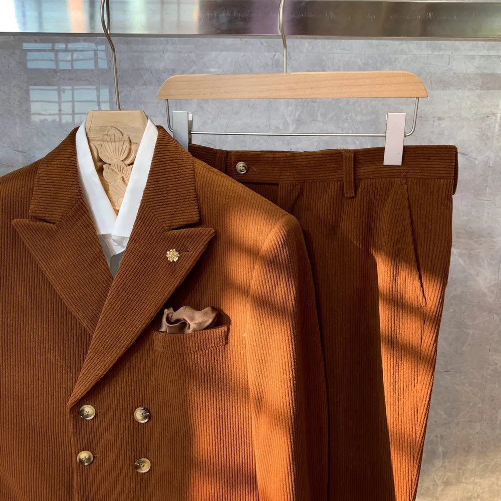 A Man With a Suit Jacket Looks British in Korean Fashion - WAlMYe #