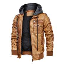 Load image into Gallery viewer, A tough leather jacket with velvet - WAlMYe #
