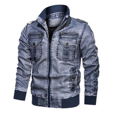 Load image into Gallery viewer, A tough leather jacket with velvet - WAlMYe #
