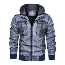 Load image into Gallery viewer, A tough leather jacket with velvet - WAlMYe #
