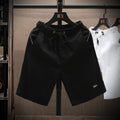 Casual Beach Pants Solid Color Cotton Five-point Pants - WAlMYe #