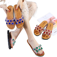 Load image into Gallery viewer, Anti-slip Trendy Sandals With Gemstones And Diamonds
