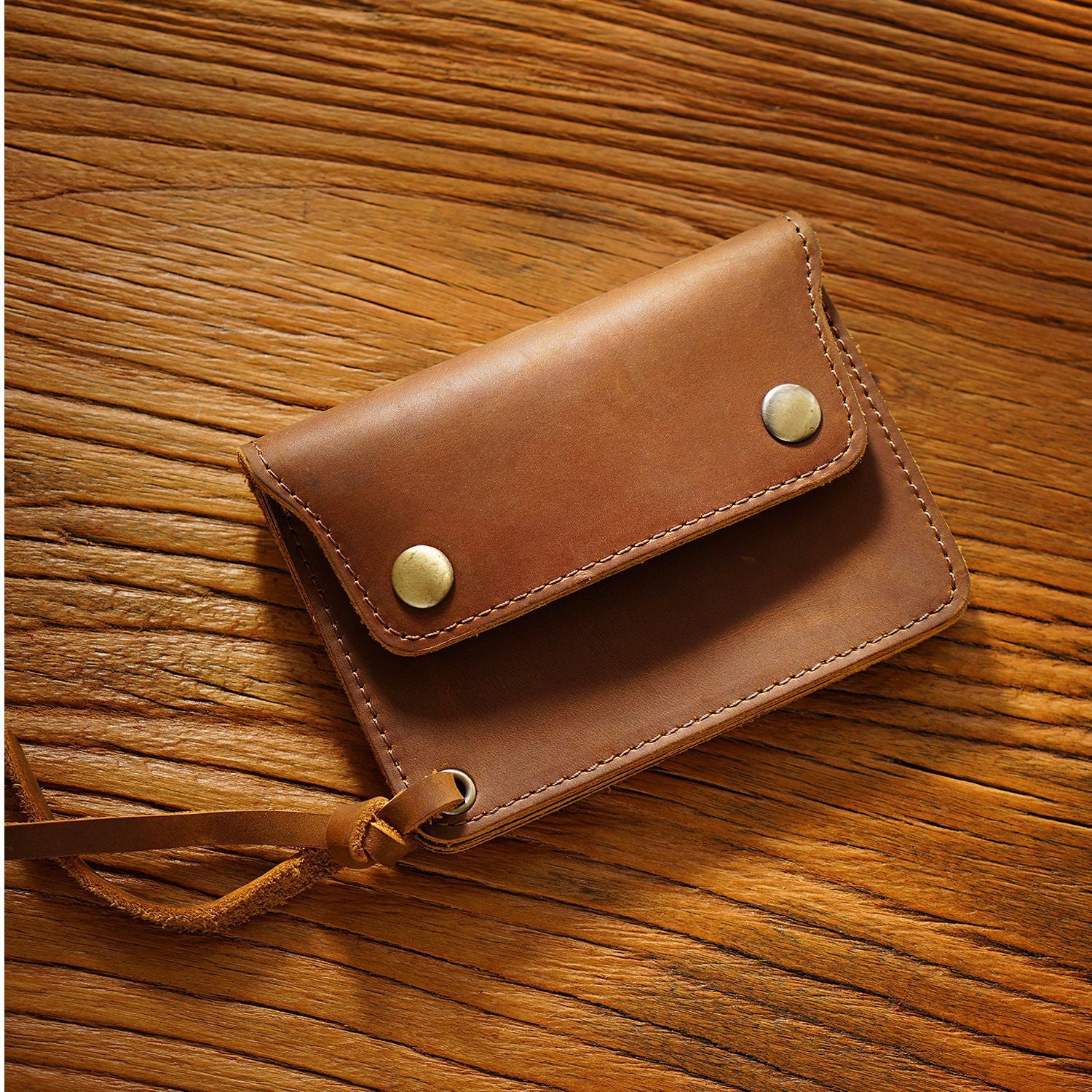 Top Layer Cowhide Simple Card Holder Handmade - WAlMYe #