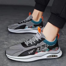 Load image into Gallery viewer, Air Cushion Mesh Sneakers Personalized Fashion Lace Up Sports Shoes Men Casual Versatile Breathable Walking Running Shoes - WAlMYe #
