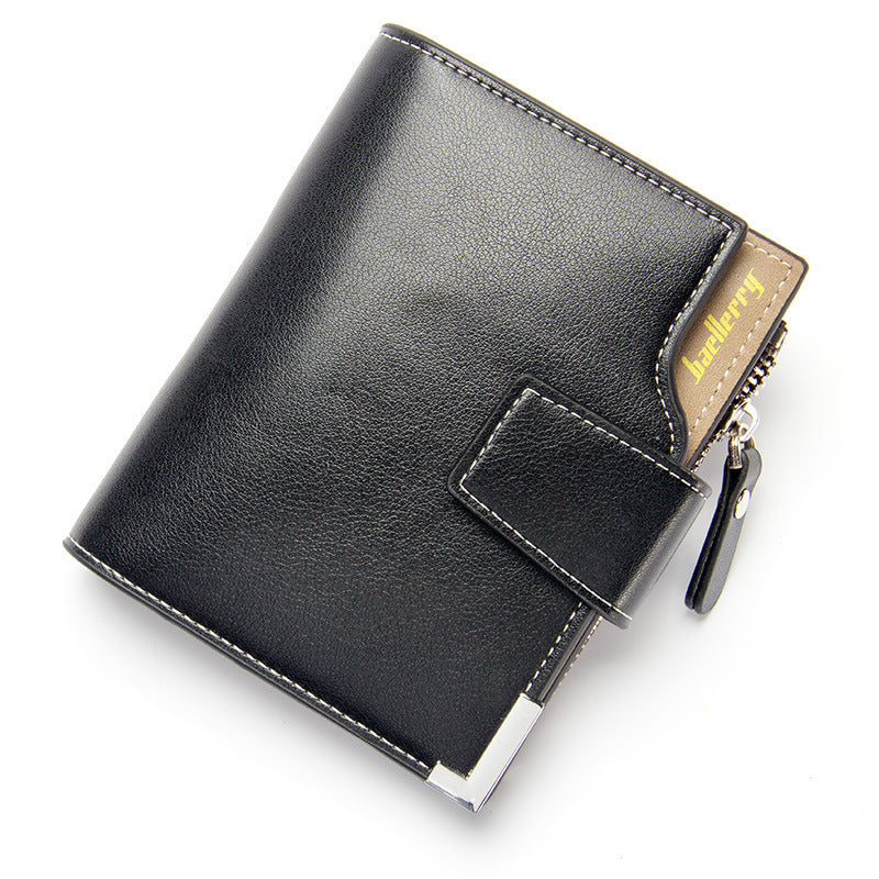 Vertical Buckle Multifunctional Zipper Wallet