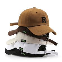 Load image into Gallery viewer, Adjustable Cap Letter R Embroidery Unisex Baseball Cap - WAlMYe #
