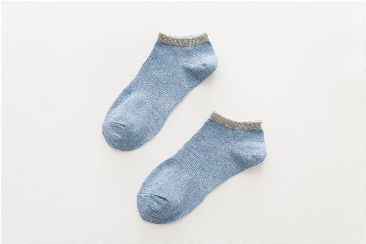 Adult Sports Socks, Men'S Boat Socks, Cotton Socks, Waist Socks - WAlMYe #