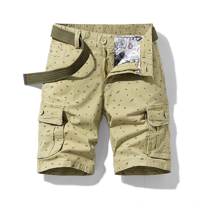 New Men's Shorts Five-Point Pants Summer Loose Overalls - WAlMYe #