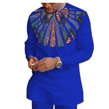 Load image into Gallery viewer, African Ethnic Printing Batik Cotton Men&#39;S Casual Suit - WAlMYe #
