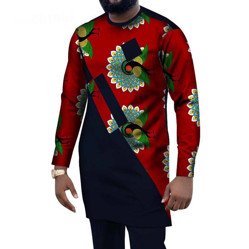 African Ethnic Style Men'S Casual Suit African Ethnic Wax Cloth Men'S Suit Cross-Border E-Commerce Supply Wholesale - WAlMYe #