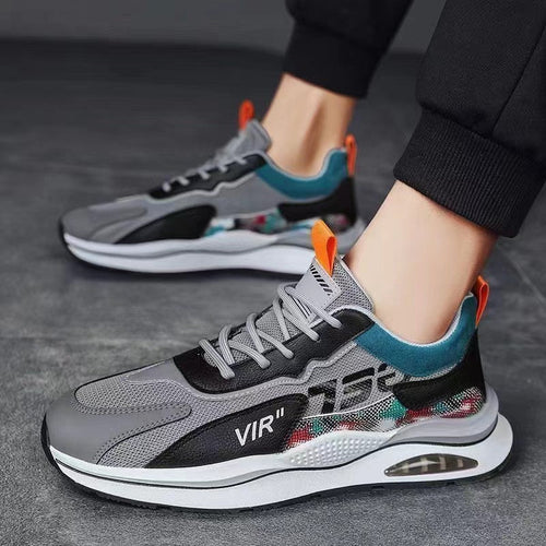 Men's Air Cushion Sneakers – Breathable Mesh Walking & Running Shoes | WALMYE