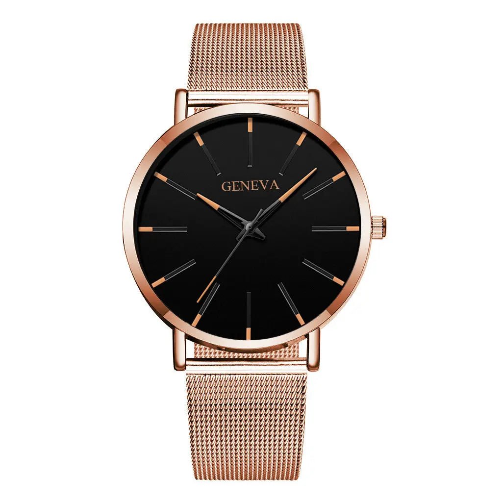 Alloy mesh belt men's watch - WAlMYe #