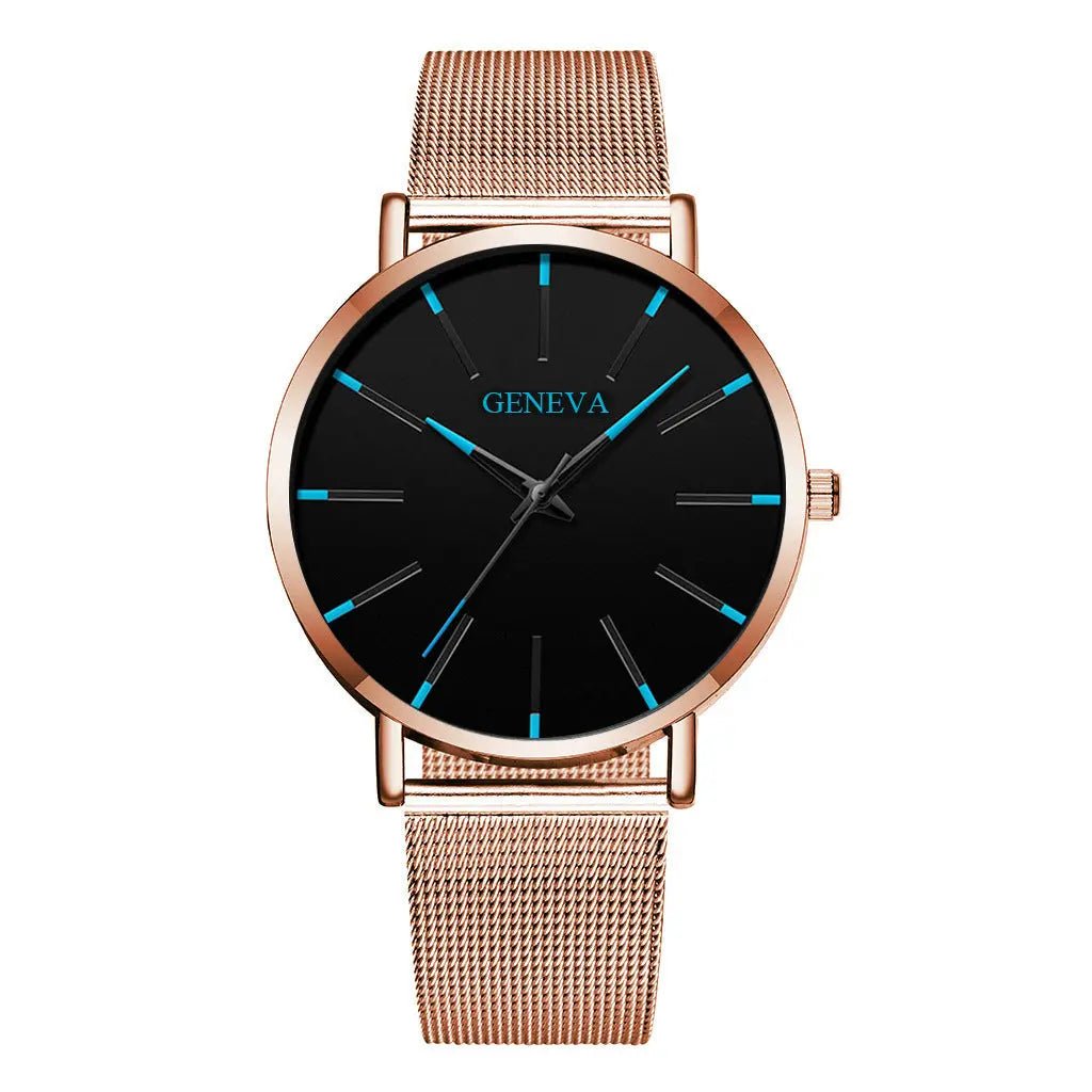 Alloy mesh belt men's watch - WAlMYe #