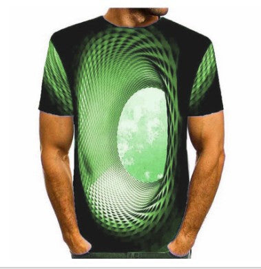 Fashion Star Flag Print Casual Men's Short Sleeve - WAlMYe #