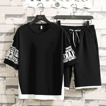 Load image into Gallery viewer, Summer Suit Men&#39;s Short-Sleeved Casual Sports Shorts
