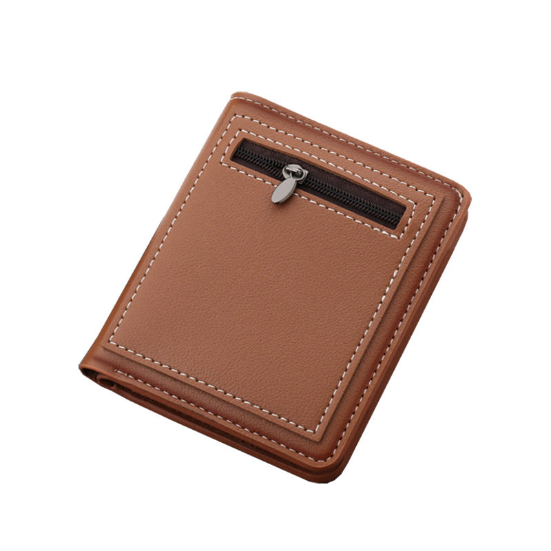 Fashion Personality Vertical Zippered Wallet For Men - WAlMYe #