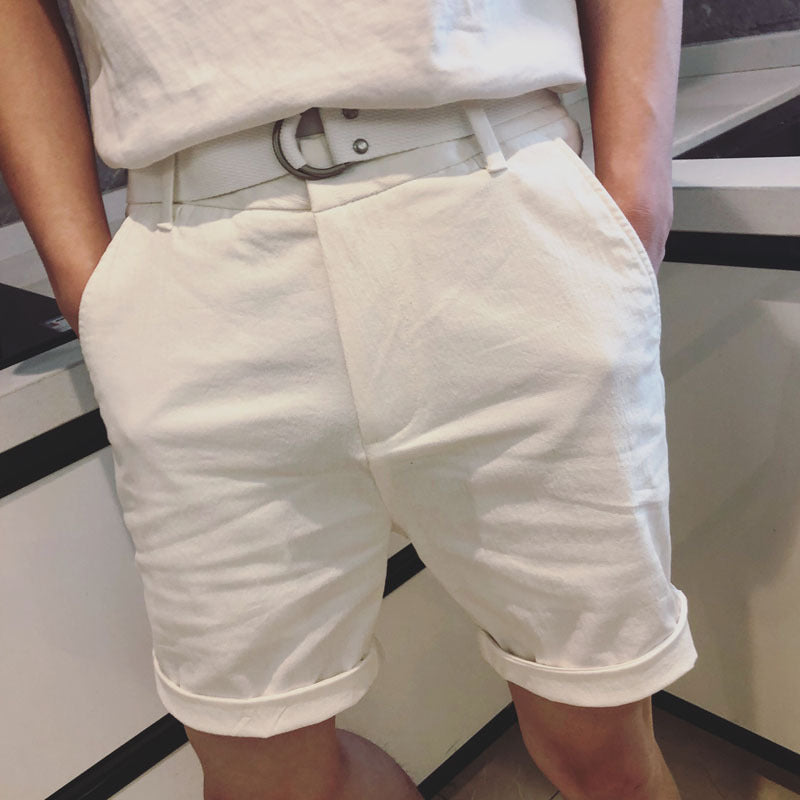 Trendy Fashion Suit Shorts Men's All-Match Five-Point Pants - WAlMYe #