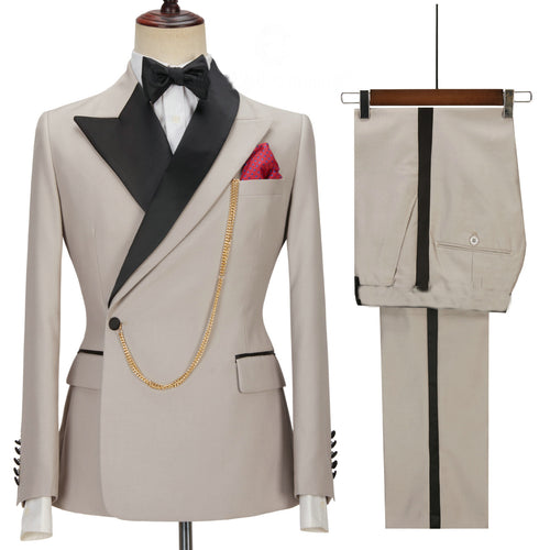 Men's Business Suit – Groom & Groomsmen Formal Suit Set | WALMYE