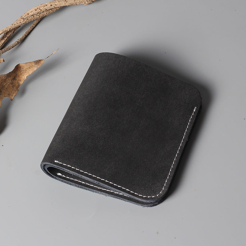 Men's And Women's Simple Hard Leather Wallet - WAlMYe #