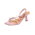 Women's Sandals New Roman Flip Flops With Skirt, Buckle And Thick Heel High Heels - WAlMYe #