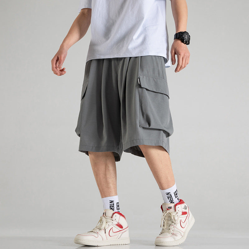 Shorts Men's Large Size Loose Casual All-Match Five-Point Pants - WAlMYe #