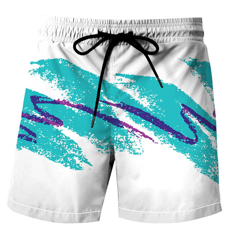 Summer New Men's Beach Shorts 3D Creative Printing Casual Shorts