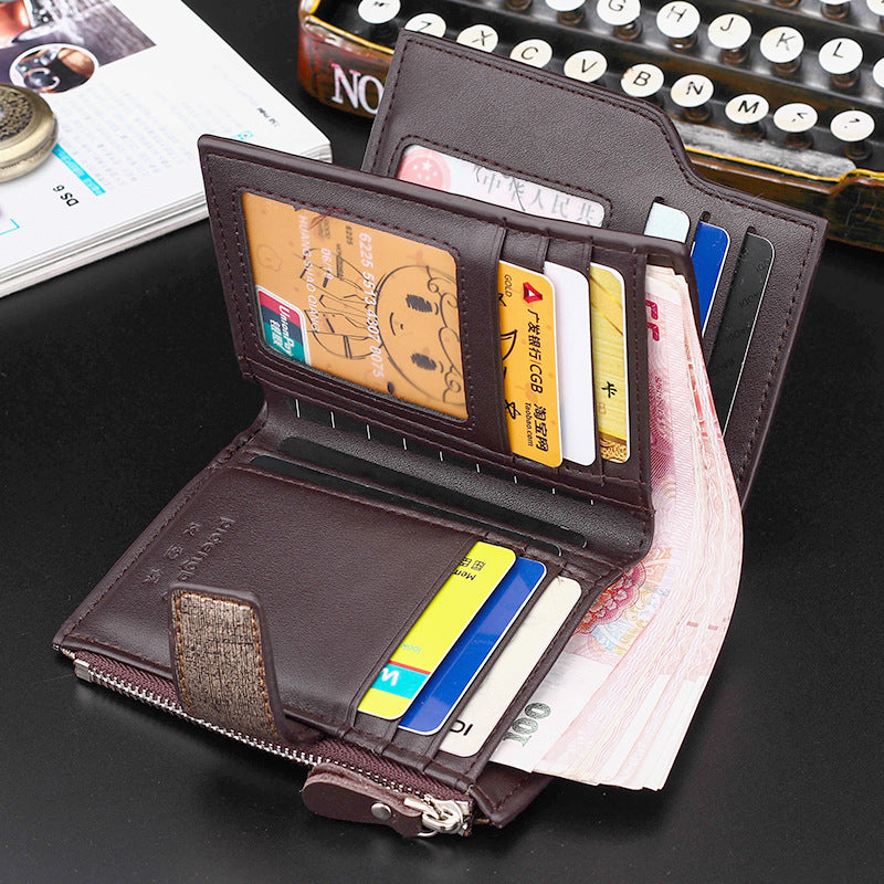 Men's Wallet Vertical Casual Korean Style 30 Off Money Wallet Wallet - WAlMYe #