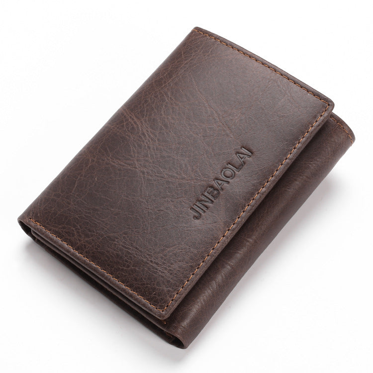 Men Fashion Leather Shield Anti Theft Wallet - WAlMYe #