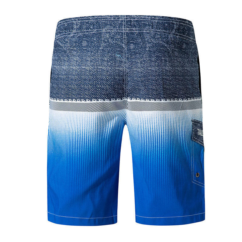 Men's Summer Casual Pants Loose Fashion Personality Male Five-point Pants Youth Straight Shorts - WAlMYe #