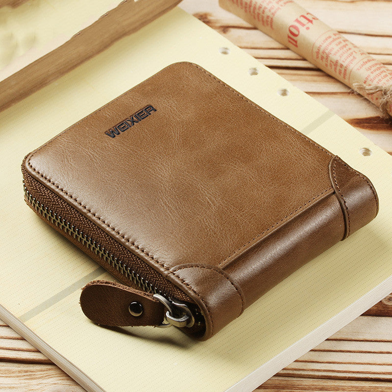 Retro Men's Horizontal Multifunctional Card Holder - WAlMYe #