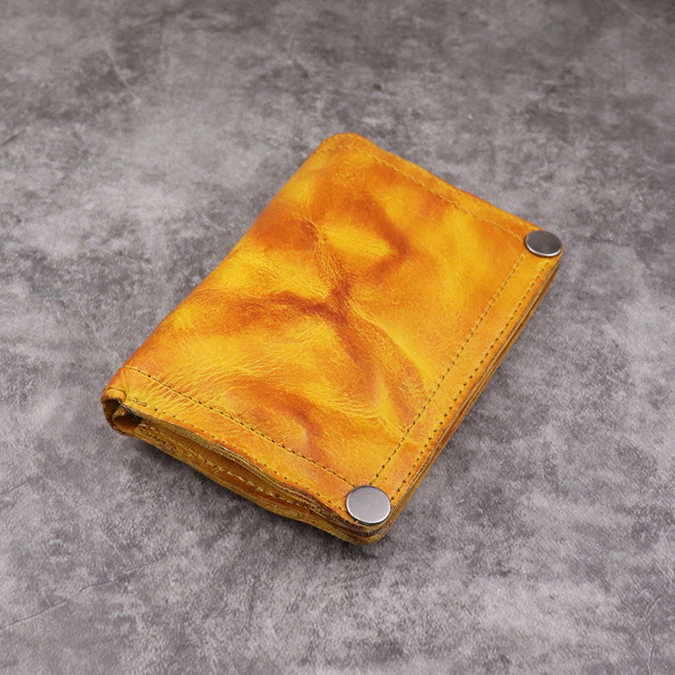 Men's Handmade Vertical Wallet With Multiple Card Slots - WAlMYe #