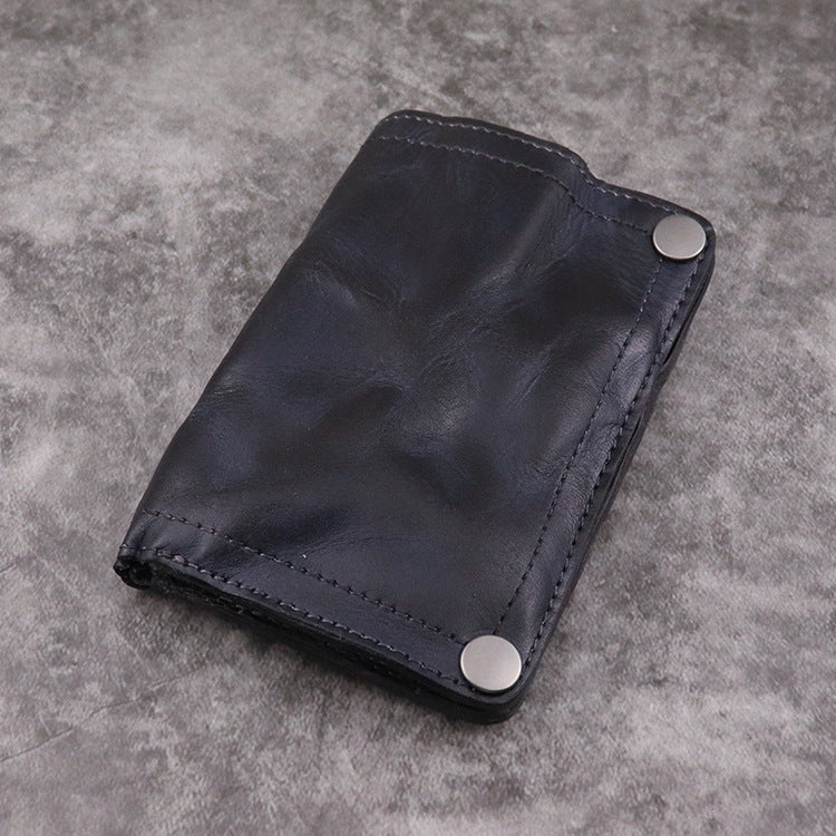 Men's Handmade Vertical Wallet With Multiple Card Slots - WAlMYe #