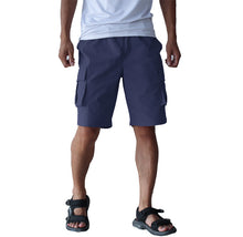 Load image into Gallery viewer, Summer Men&#39;s Plus Size Stretch Casual Pants Overalls Shorts
