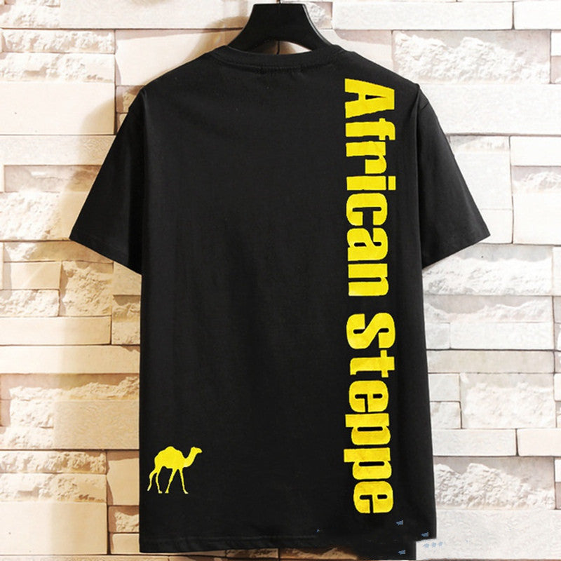 Hip-hop Short-sleeved T-shirt Male Large Size Loose Summer Clothes - WAlMYe #