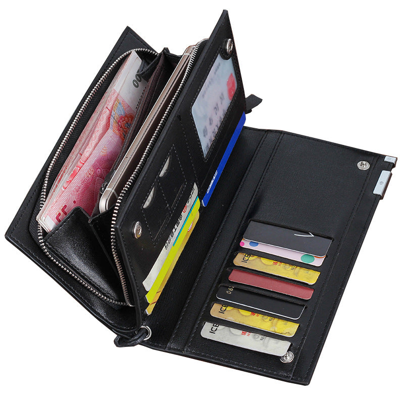 Men's Long Zipper Wallet Clutch Wholesale Clutch - WAlMYe #