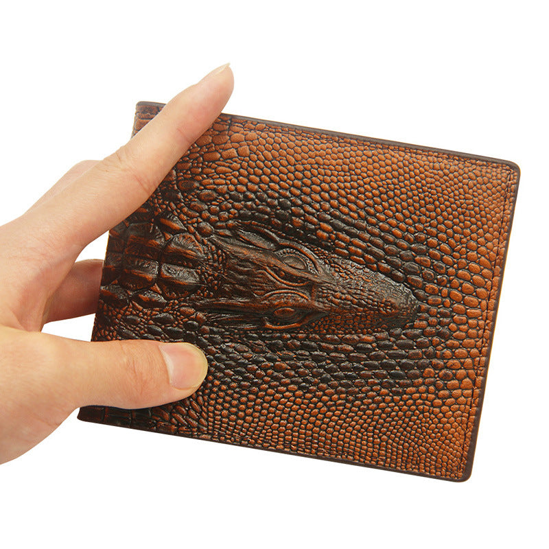 Fashion Personality Pattern Men's Short Wallet - WAlMYe #