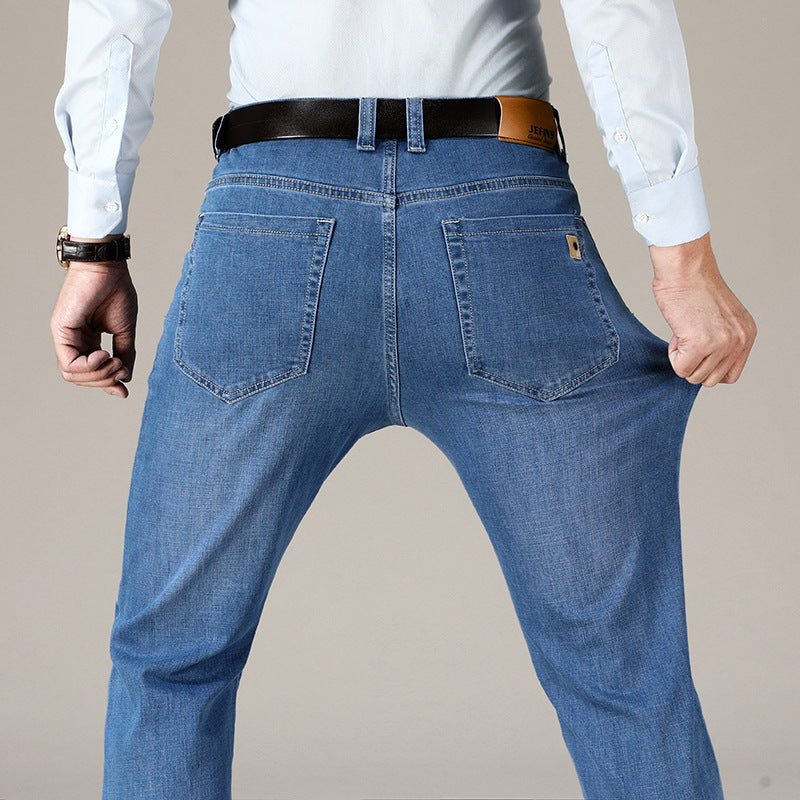 Stretch Slim Casual Korean Style Trendy Plus Size Pants Men - WAlMYe #