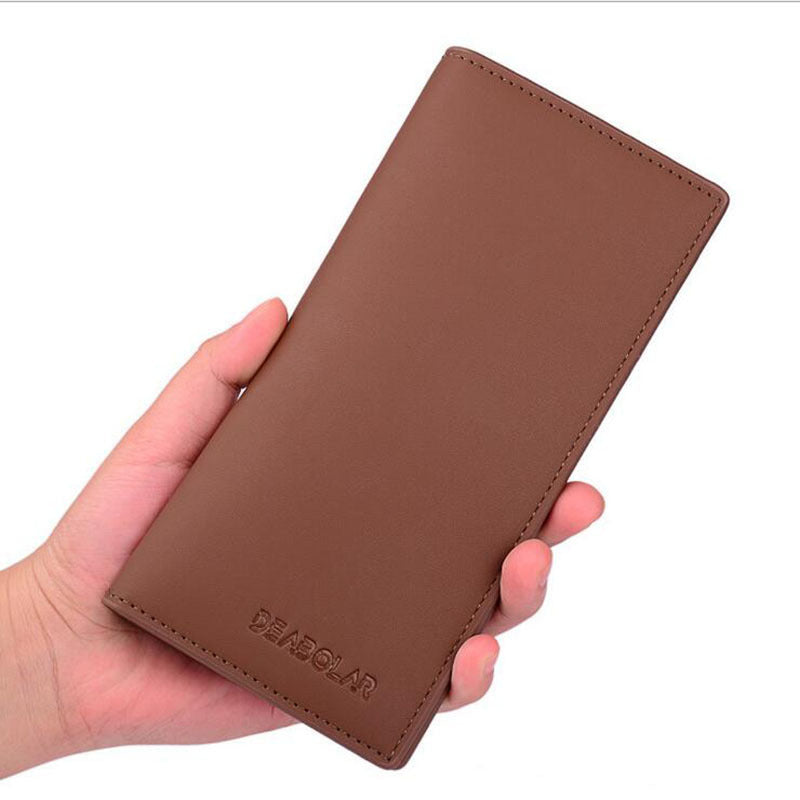 Soft Leather Wallet Two Fold Multi Card Slot - WAlMYe #