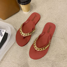 Load image into Gallery viewer, Net Red Rhinestone Slippers Women

