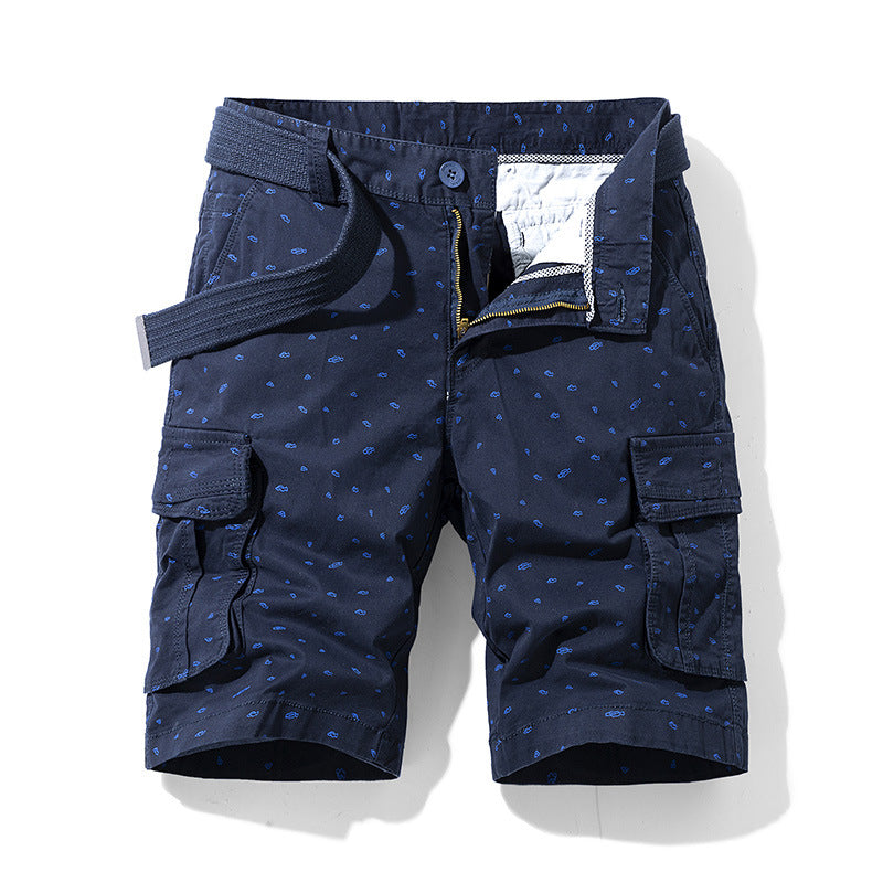 New Men's Shorts Five-Point Pants Summer Loose Overalls - WAlMYe #
