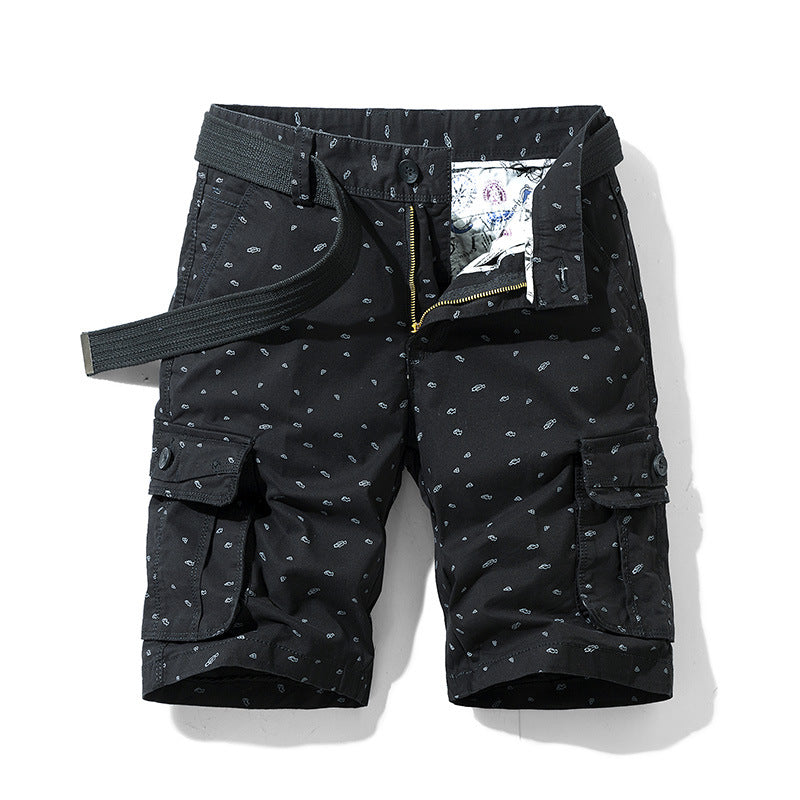 New Men's Shorts Five-Point Pants Summer Loose Overalls - WAlMYe #