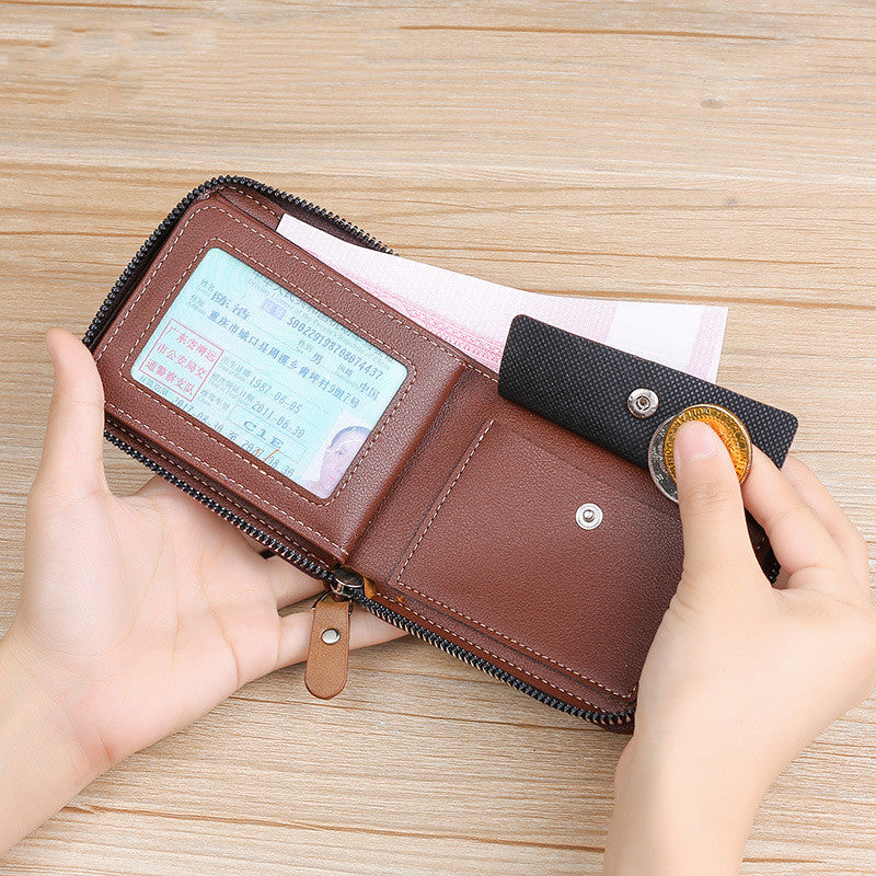 Retro Men's Horizontal Multifunctional Card Holder - WAlMYe #