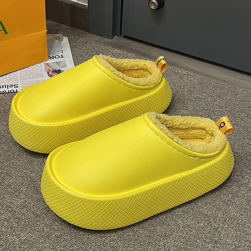 Cotton Slippers Female Winter Home Outside Wear - WAlMYe #