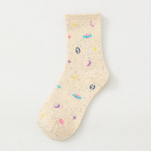 Load image into Gallery viewer, Planet Space Cartoon Women&#39;s Socks
