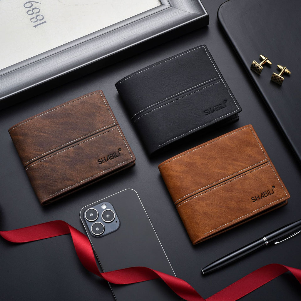 Men's Short Business Simple Fashion Soft Wallet - WAlMYe #