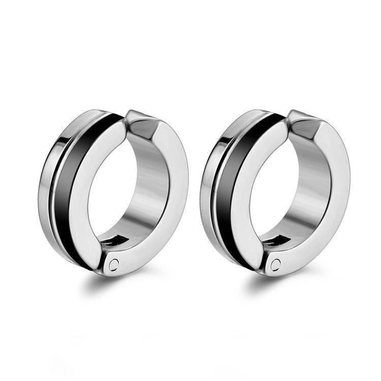 Titanium Steel Earrings Are Cool And Simple - WAlMYe #