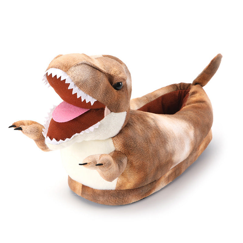 Hot Selling Triangle Dragon Plush Slippers In Europe And America - WAlMYe #